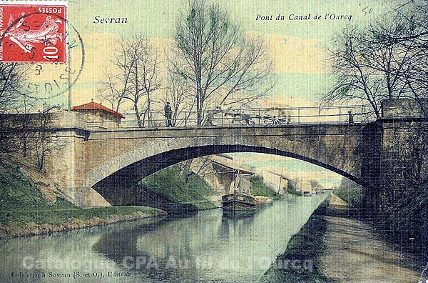 Sevran  Pont du canal de l'Ourcq